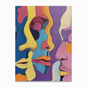 Three Faces 2 Canvas Print