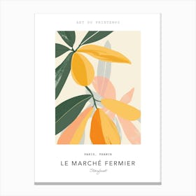 Starfruit Le Marche Fermier Poster 2 Canvas Print