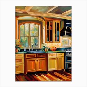 Kitchen Painting Canvas Print