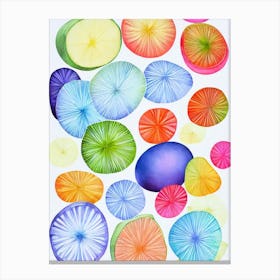 Jicama Marker vegetable Canvas Print