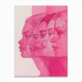 'The Faces Of Women' Canvas Print