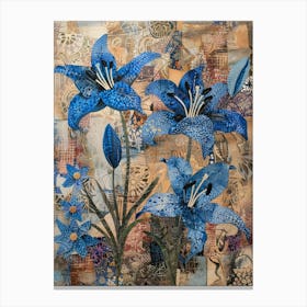 Blue Lily 7 Canvas Print