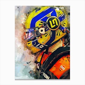 Lando Norris Mclaren F1 Canvas Print