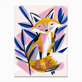 Fox Illustration 10 Canvas Print