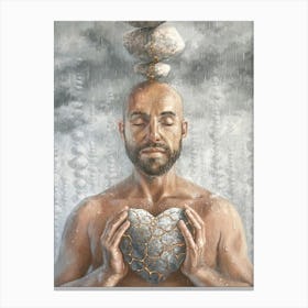 Heart Of Stone Canvas Print
