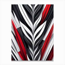 Abstract Leaves Canvas Print, vector art Canvas Print