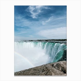 Rainbow Over Niagara Falls Canvas Print