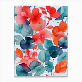 Geraniums Canvas Print