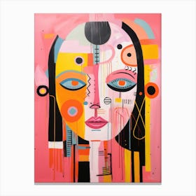 Abstract Of A Woman'S Face 2 Canvas Print