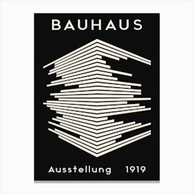 Bauhaus modern geometric print Canvas Print