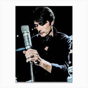 Brett Anderson suede britpop band music 3 Canvas Print