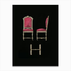 Pair Of Chairs Canvas Print