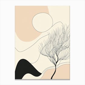 Abstract Tree 4 Canvas Print