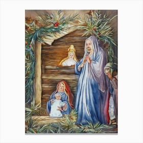 Nativity Scene 38 Canvas Print