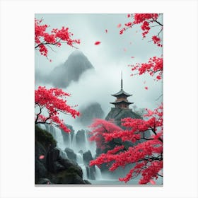 Asian Pagoda 3 Canvas Print