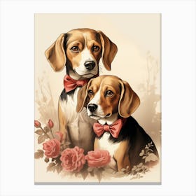 Beagles Canvas Print