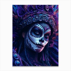 La Catrina Queen Day of the Dead Canvas Print