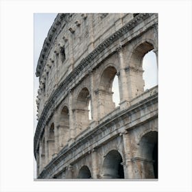 Colosseum Rome 2 Vertical Italy Italia Italian photo photography art travel Canvas Print
