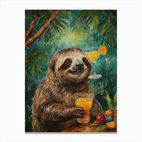 Sloth 20 Canvas Print