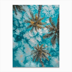 Palm Trees In The Sky 6 Canvas Print