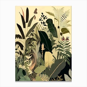 Jungle Botanicals 3 Rousseau Inspired Canvas Print