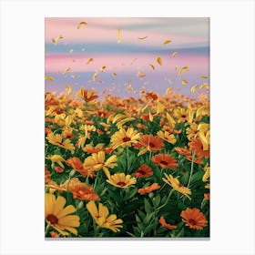 Field Of Flowers 9 Canvas Print