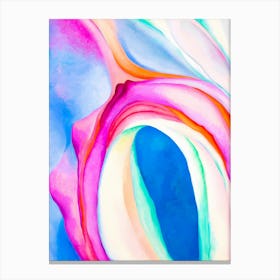 Georgia O Keeffe - Music Pink and Blue No. 2 Canvas Print