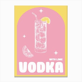 Vodka Canvas Print