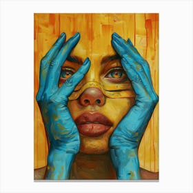 'Blue Eyes' 1 Canvas Print