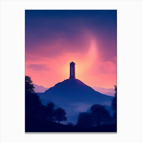 Tower At Sunset Toile