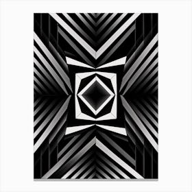 Optical Illusion Abstract Geometric 3 Canvas Print