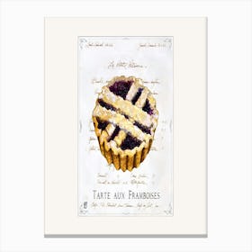 Blueberry Pie Canvas Print