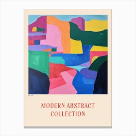 Modern Abstract Collection Poster 101 Canvas Print