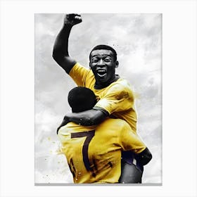 Pele The King Of Football 1 Canvas Print