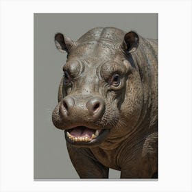 Hippo 18 Canvas Print