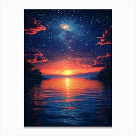 Starry Night Sky 13 Canvas Print