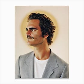 Joaquin Phoenix Retro Collage Movies Canvas Print