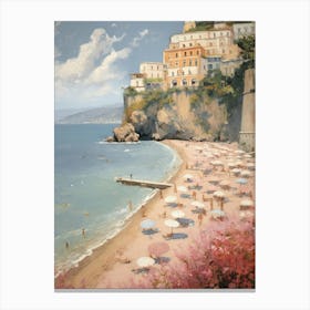 Positano Beach Canvas Print