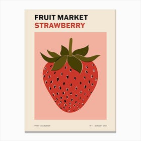Fruit Market No. 1 Strawberry Canvas Print