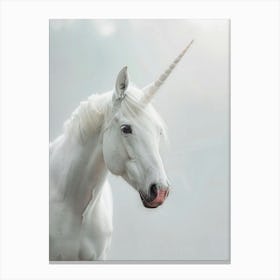 White Unicorn 2 Canvas Print