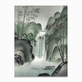 Chinese Waterfall 1 Canvas Print