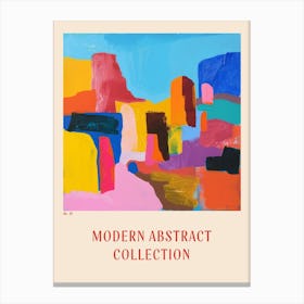 Modern Abstract Collection Poster 61 Canvas Print