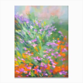 Wildflower Impressionist Plant Canvas Print