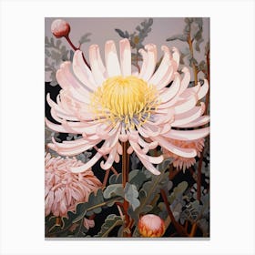 Everlasting Flower 4 Flower Painting Canvas Print