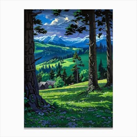 Landscape Painting 21 Canvas Print