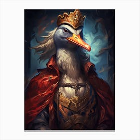 King Of Ducks 1 Canvas Print