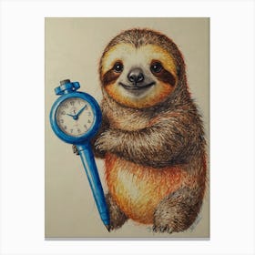 Sloth 33 Canvas Print