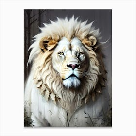 Lion art 44 Canvas Print