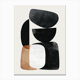 Barcelona Stone Park Bauhaus Minimalist Canvas Print