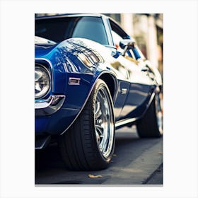 Close Of American Muscle Car 015 Canvas Print